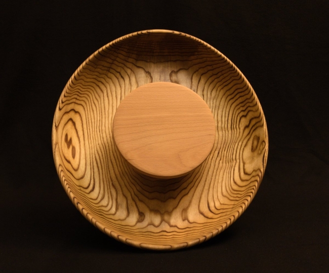 Coup'Tout frêne zebré Ø 35 cm