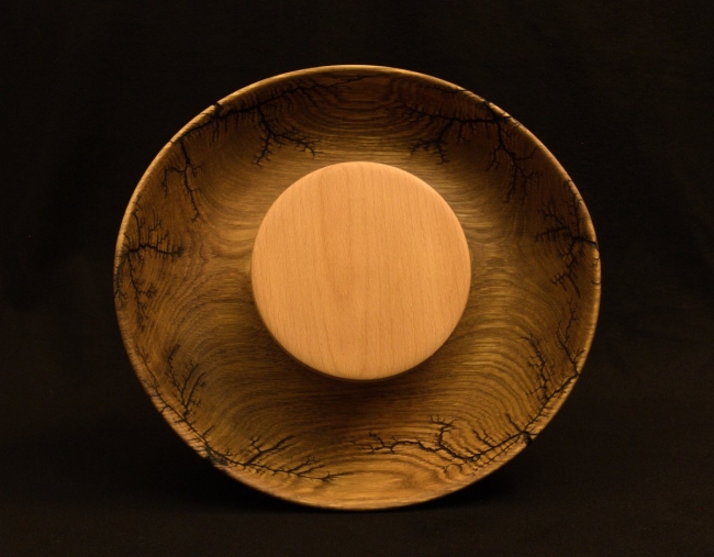 Coup'Tout chêne fractal Ø 35 cm