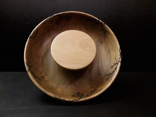 Coup'Tout hêtre fractal Ø 30 cm — Le Design Haute Tension